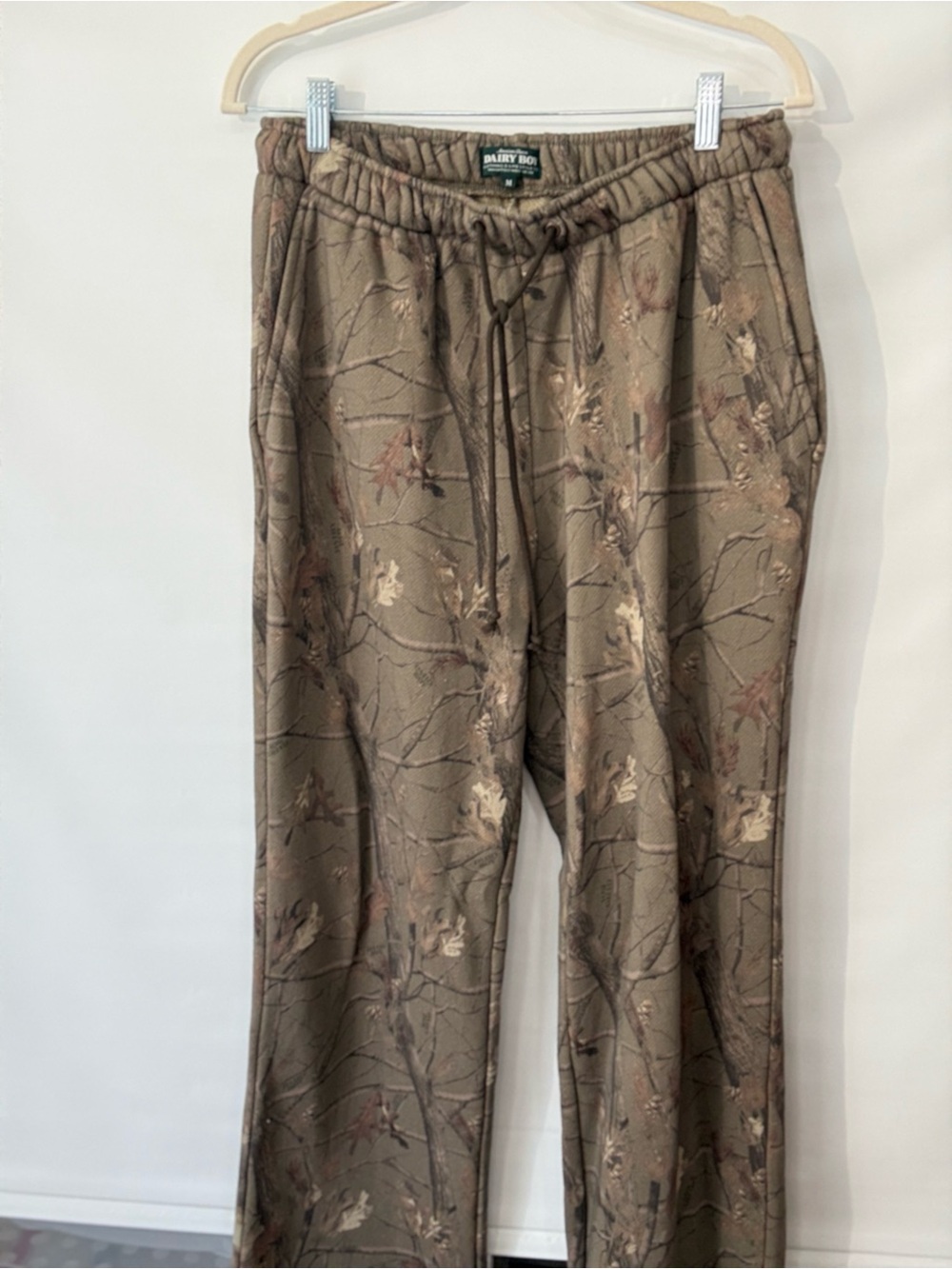 Dairy Boy Straight leg sweatpant-evergreen camo